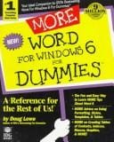 More Word for Windows 6 for dummies