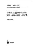 Urban agglomeration and economic growth