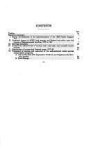 Background material on family income and benefit changes