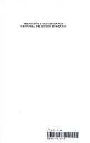 Transición a la democracia y reforma del estado en México