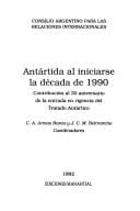 Antártida al iniciarse la década de 1990