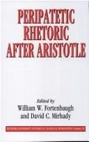 Peripatetic rhetoric after Aristotle