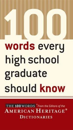 100 words every high school graduate should know