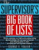 The supervisor's big book of lists