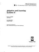Adaptive and learning systems II