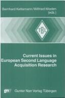 Current issues in European second language acquisition research