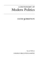 A dictionary of modern politics