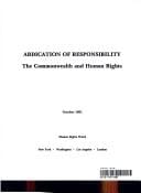 Abdication of responsibility