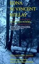 Edna St. Vincent Millay : selected poems