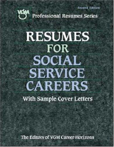 Resumes for social service careers