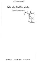 Cella, oder, Die Überwinder