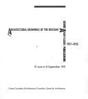 Architectural drawings of the Russian avant-garde