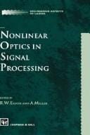 Nonlinear optics in signal processing