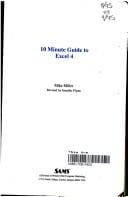 10 minute guide to Excel 4