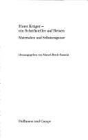 Horst Krüger, ein Schriftsteller auf Reisen