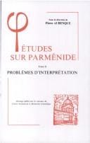 Etudes sur Parménide