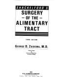 Shackelford's surgery of the alimentary tract