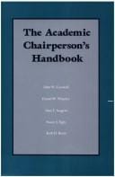 The Academic chairperson's handbook