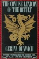 The concise lexicon of the occult