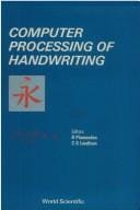Computer processing of handwriting