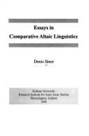 Essays in comparative Altaic linguistics
