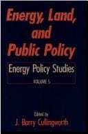 Energy, land, and public policy