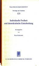 Individuelle Freiheit und demokratische Entscheidung
