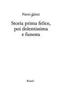 Storia prima felice, poi dolentissima e funesta