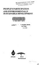 People's participation and environmentally sustainable development