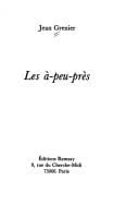 Les à-peu-près