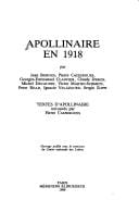 Apollinaire en 1918