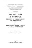 Les Italiens à Byzance