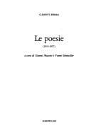 Le poesie (1913-1957)