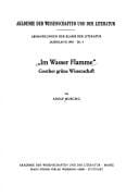 Im Wasser Flamme