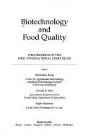 Biotechnology and food quality
