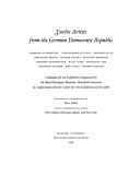 Twelve artists from the German Democratic Republic