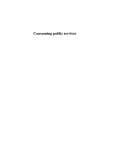 Consuming public services