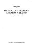 Psicoanalisti e pazienti a teatro, a teatro!