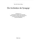 Die Architektur der Synagoge