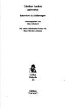 Günther Anders antwortet