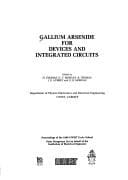 Gallium arsenide for devices and integrated circuits