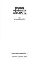Structural adjustment in Japan, 1970-82