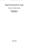 Hegels Wissenschaft der Logik