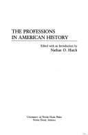 The Professions in American history