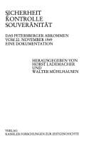 Sicherheit, Kontrolle, Souveränität