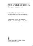 Exil und Rückkehr