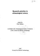 Research priorities in archaeological science