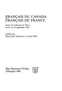 Français du Canada, français de France