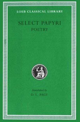 Literary papyri--poetry