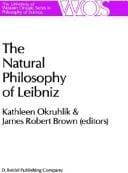 The Natural philosophy of Leibniz